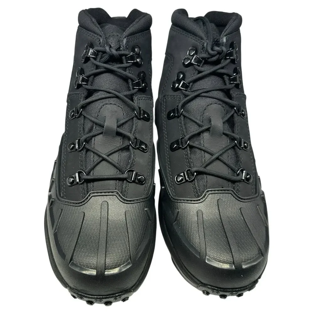 Timberland Converge Mid Lace Waterproof Juniors 6M‎ Leather Boots Black Gorpcore